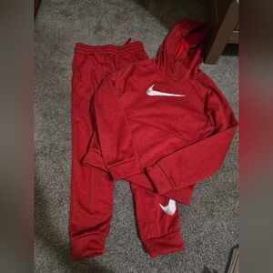 Nike Kids Red Matching Outfit NWOT